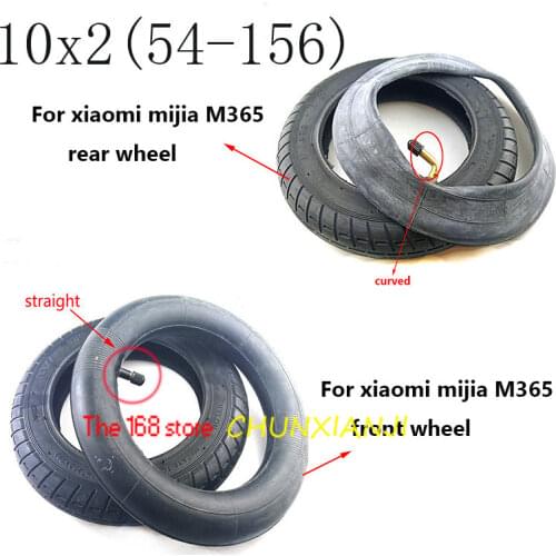 Size 10 Inch 10x2 Tyre Inner Tube 10*2 Tire Inflation Wheel Tyre Inner Outer Tyre for Xiaomi Mijia M365 Electric Scooter