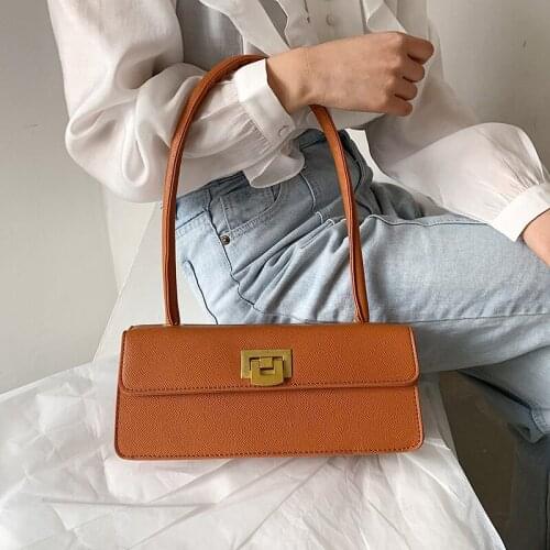 Women Luxury Designers Shoulder Bags High Quality Leather Crossbody Bags for Lady 2021 Trend Fashion Female Underarm Tote Bag