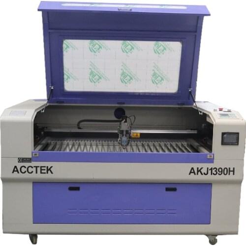 Mixed Co2 Laser Cutting Machine 1390 150W Wood Cutting Machine Metal Laser Cutter AKJ1390H For Metal And Non Metal