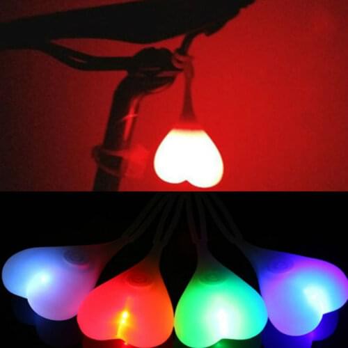 Cycling Tail Silicone Light Bike Waterproof Night LED Warning Lights Bicycle Seat Back Egg Lamp Outdoor backpack hanging Lamp