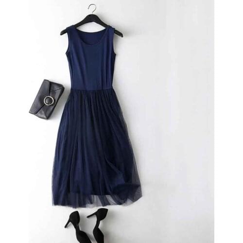VGVFHZY Solid Summer Dresses