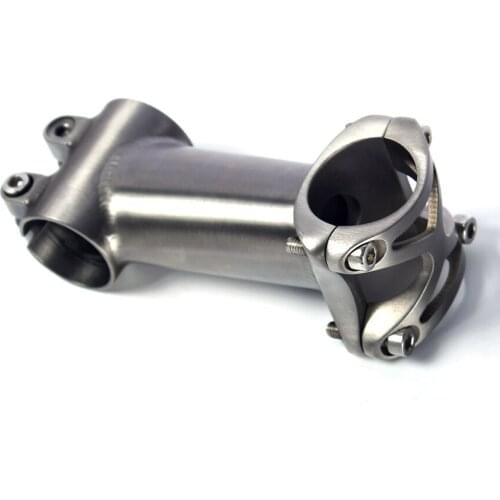 Bike Stem 28.6*31.8mm Riser MTB Bar Clamp 7 Degree 90mm bike Accessories titanium alloy Handlebar Stem Riser