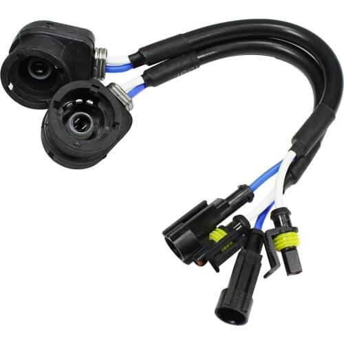 YUNPICAR D2S D4R HID Bulbs Plug And Play Heat Resistant Wiring Harness Extension Socket AMP Connector Adapter Kit For Upgrading