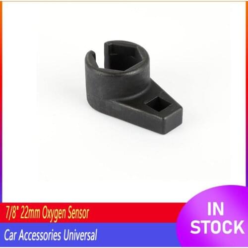 1PC Car Auto Universal Professional Remover Hand Tool Black 22mm 7/8'' Oxygen Sensor Socket 9.7mm Slot 3/8" Square Drive Repair