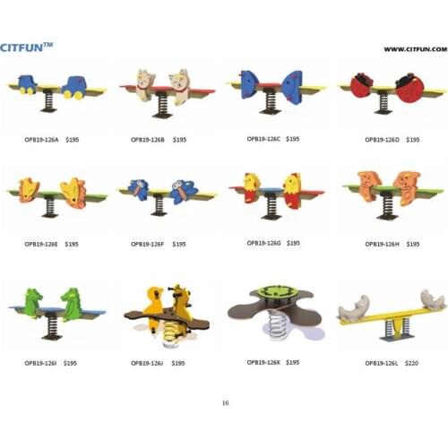 China Factory price Animal Ride; high quality Animal Rock outdoor playground equipment