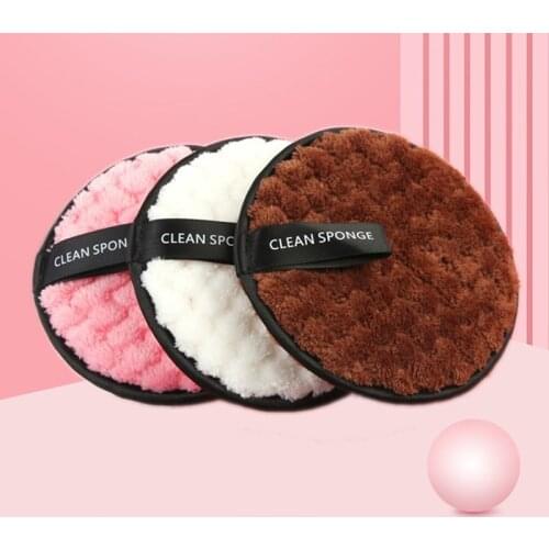 Reusable Makeup Remover Pads Cotton Wipes Microfiber Make Up Removal Sponge Cotton Cleaning Pads Tool