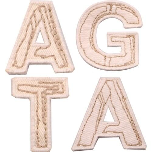 Cartoon Decorative Patch English Alphabet Letter icon Embroidered Applique Patches For DIY Iron on Badges Stickers on a backpack