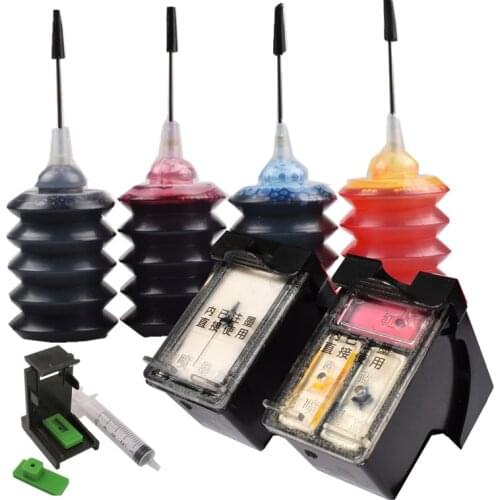 Refill ink kit for HP 63 XL HP63 ink cartridge Replacement For HP Deskjet 1110 2130 2131 2132 3630 4250 5220 5230 5232 5252