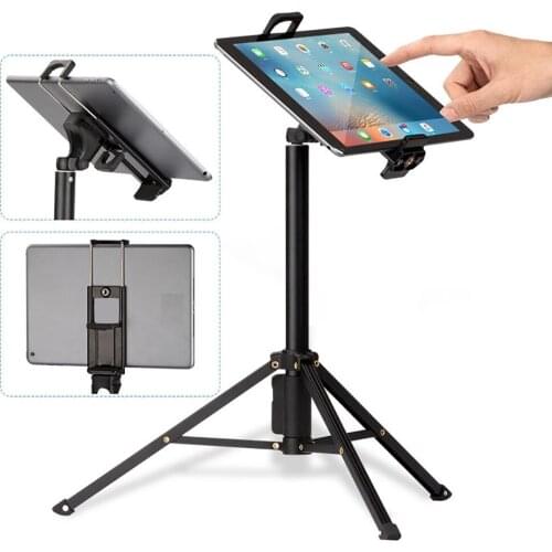 Clip for ipad Mount Clamp 1/4'' Thread Stand Tablet Phone Holder Bracket Adjustable Extendable Adapter for Mobile Phone iPad