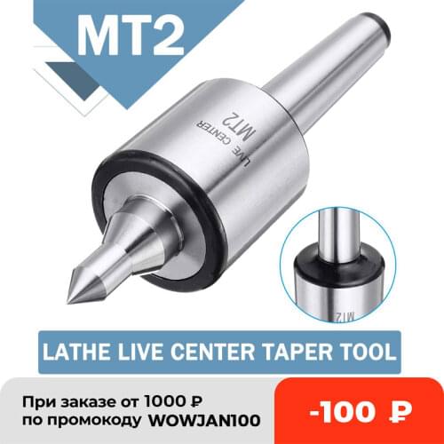 MT2 0.001 5000rpm Accuracy Max Steel Lathe Live Center Taper Tool Triple Bearing CNC Live Revolving Milling Center Taper Machine