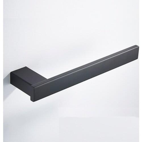 Vidric Top Quality 304 Stainles Steel Black/ White Towel Bar Bath Towel Holder Towel Ring Towel Rack Bathroom Accessories