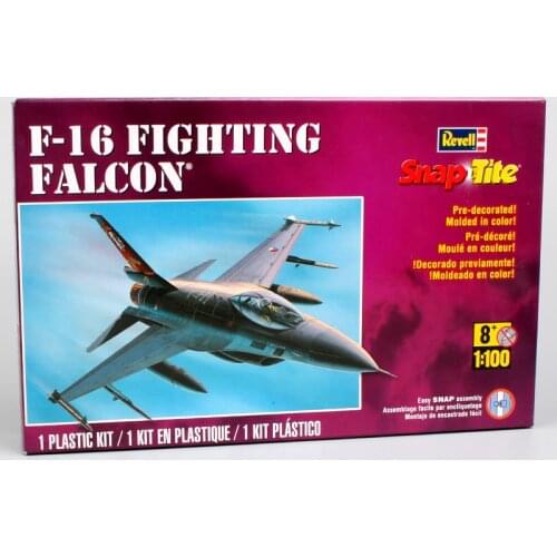 1:100 scale Revell snap tite F16 Fighting Falcon P-51 Mustang Spitfire A-10 Thunderbolt war plane air craft Fighter model toy