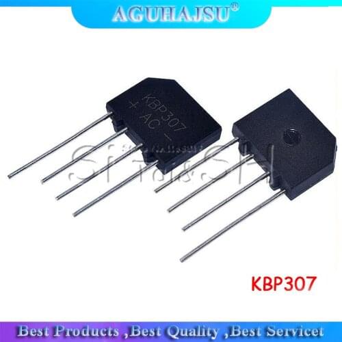 100PCS KBP307 KBP 307 3A 700 V Flat bridge rectifier new and original IC