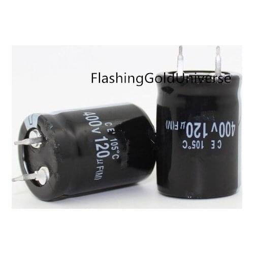 400V 120UF 120UF 400V Electrolytic Capacitor volume 22X30 best quality