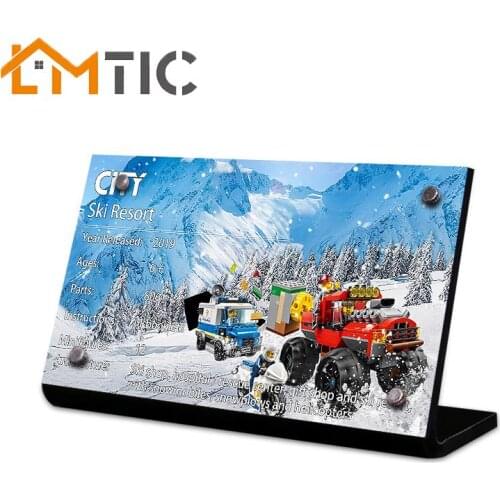 Acrylic Display Stand Brand For Big Wheel Off-Road Vehicle Robbery 60245 Building Blocks Childrens Toys Gift(No Block)