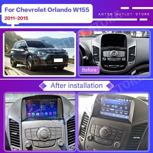 For Chevrolet Orlando W155 2011-2015 Car Multimedia Player Stereo Android 10 Audio Radio Tape Recorder Video GPS Navi Head Unit