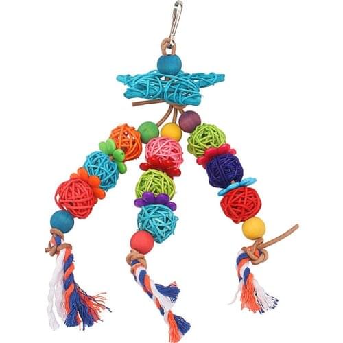 PipiFren Parrots Toys And Accessories For Bird Stand Supplies Budgie Perch Swing For Parakeet Product Cage Decoration vogel