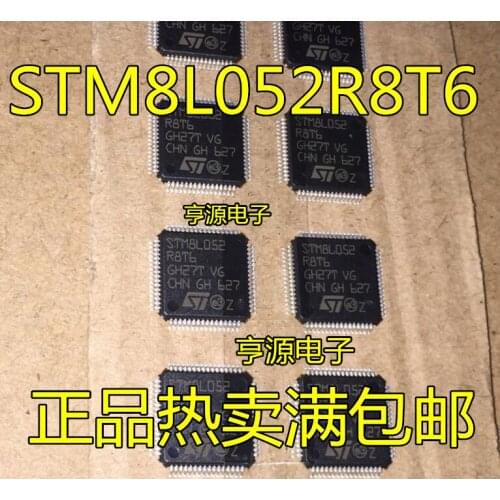 1PCS 5PCS 10PCS STM8L052R8T6 8L052R8T6 imported original FLASH LQFP-64 IN STOCK microcontroller MCU