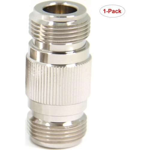 50 Ohm Low Loss Coaxial Antenna Cable Coupler Joiner for Cell Phone Signal Booster Amplifier Repeater (N female to N female)