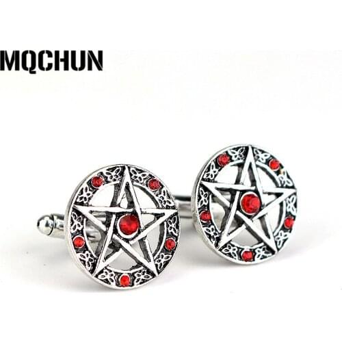 MOCHUN Luxury Top Grade Supernatural Antique Crystal Star Cufflinks For Mens Vintage Brand Cuff Buttons Cuff Links-20