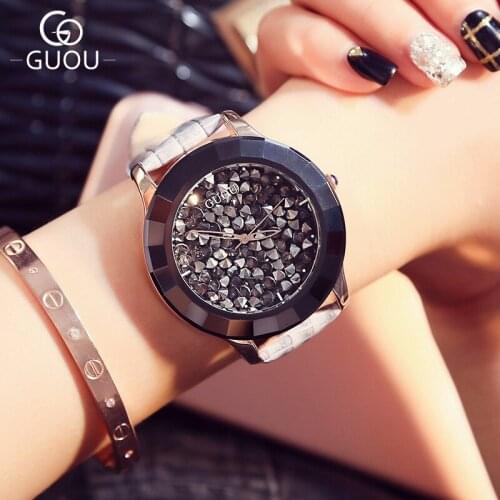 Fashion Womens Watches Top Brand Luxury Crystal Ladies Wrist Watch Cute Female Casual Quartz Clock Bayan Kol Saati Montre Femme