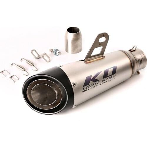 Motorcycle Exhaust System Baffles Muffler Silencer DB Killer Tip Escape for Universal Ninja 300 CBR650F CB300R