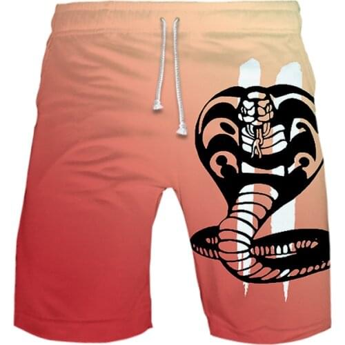 Hot sale Mens sports shorts The Karate Boy Cobra Kai-Men Beach Shorts Quick Dry Swimsuit Fashion Swim Shorts Boy Surfboard