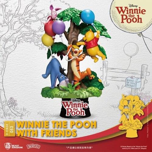 Beast kingdom Disney Winnie Pooh Tigger desktop ornaments Garage Kits Model Kits Collection Gift Toy