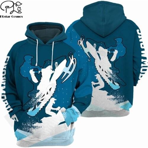 PLstarCosmos 3DPrint Newest Snowmobile Sport Unique Aswome Men/Women Cozy Hrajuku Casual Streetwear Hoodies/Zip/Sweatshirt Style