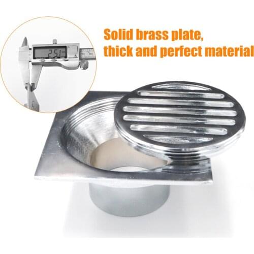 Garden Outdoor Rooftop Roof Drain Pipe Rain Bucket Brass Drain Fall Leaves Prevent Blocking Release Water Breathable Drains