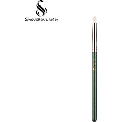 Shoushoulang Professional Handmade Make Up Brush Dill LL08 Small Eye Shadow Blending Brush Soft Saibikoho Goat Hair Makeup Brush