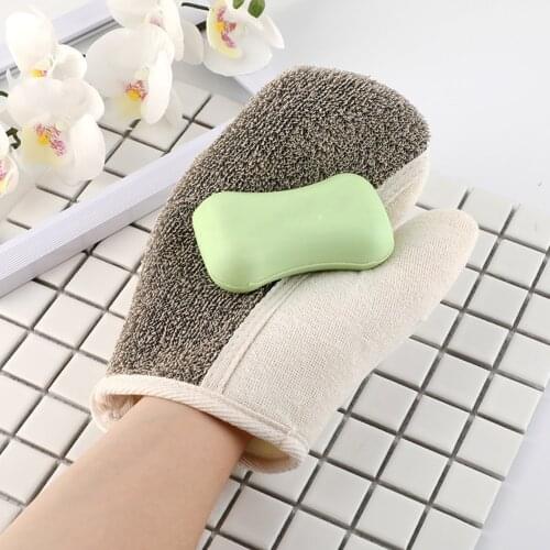 Bath Mittens Exfoliating Shower Gloves Dry Spa Antibacterial Health Combo for Dry Skin Cellulite General