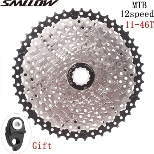 SUNSHINE 12 Speed Cassette 11-46t Freewheel MTB Mountain Bike Bicycle 12s Flywheel Wide Ratio for Eagle XX1 XO1 X1 GX Bicycle