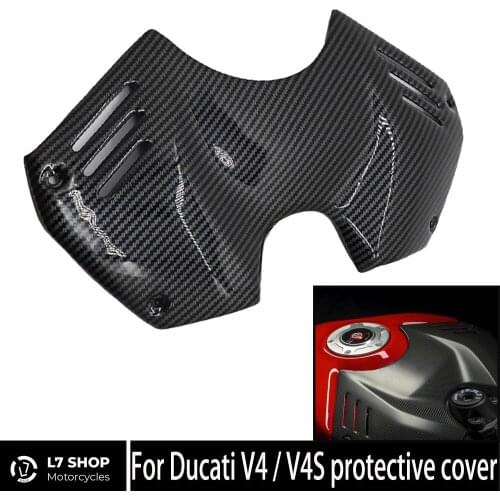 Motorcycle Fuel Tank Protection Cover Carbon Fiber Fairing Accessories For Ducati PANIGALE V4 V4S V4R Special Scorpio Protection