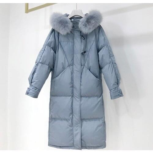Winter Coat Women Fur Collar Parkas Puffer Jacket Hooded Jackets for Women 2021 Lady Casual Loose Clothes Manteau Femme HLY148