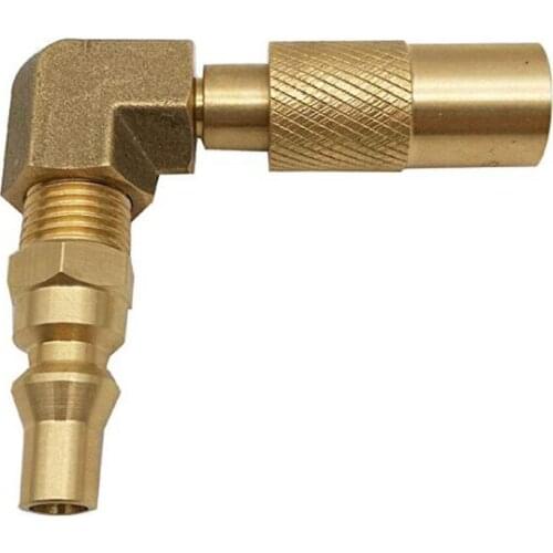 1/4' RV 90 Degree Quick Connect Adapter Fitting With Elbow For Blackstone 17 Inch And 22 Inch Propane Gas Tabletop Camping Grill