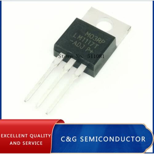 10PCS LM1117T-ADJ LM1117T LM1117 800mA TO-220