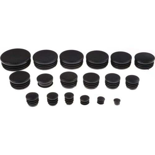 4PCS Round Plastic Chair Leg Glide Cap Plug Tubing Pipe Insert Floor Protector