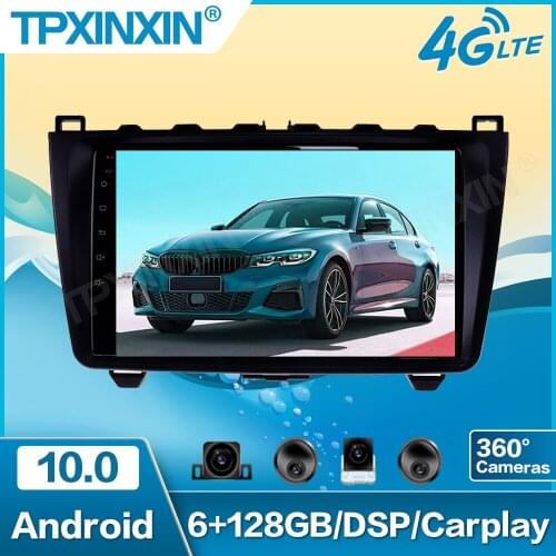 For Mazda 6 2008-2012 2 Din Android Car Radio Stereo WIFI GPS Navigation Multimedia Player Head Unit With Frame Autoradio