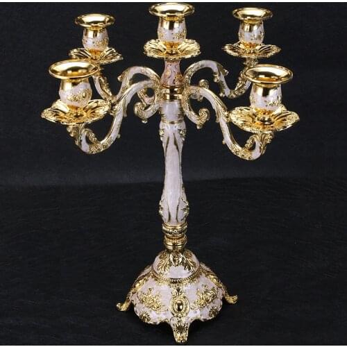 European Metal Candle Holders Candlestick Stand Candelabra Chandelier подсвечник декор дома подсвечники для свечей