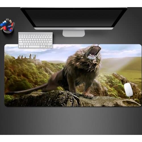 Lion king Anime Mouse Pad Lock Side Non-slip Mousepad Keyboard Computer Mouse Pad High Quality Laptop Game Big Desk Mats