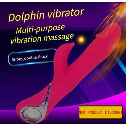 Multi frequency double G Spot dildo Vibrator Female Clitoris Stimulator Massager Masturbator silicone Vibrators Adult Product