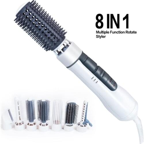 Hot Air Comb Brush Anion Hair Dryers Multifunctional Modeling Blow Dryer Brush Hair Electric Straight Hair/Curls Brushes Curler
