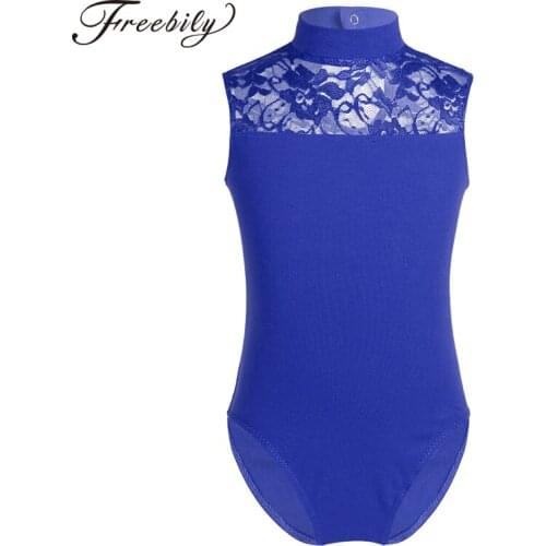 Newest Kid Teens Professional Ballet Tutu Leotard Girls Lace Back Ballet Leotards for Kids Gymnastics Leotard Ballerina Bodysuit