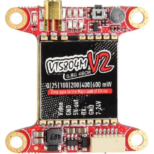PandaRC VT5804M V2 0-600mW Switchable 48CH FPV Transmitter VTX RC Transmitter And Receiver Board For RC Accessories
