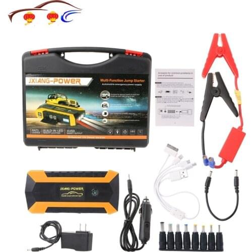 89800mAh 4 USB Portable Car Jump Starter Pack Booster Charger Battery Power Bank