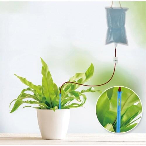 Self Watering System Water Bag, Gravity Fed Automatic Watering System Drip Irrigation for Potted Plants, Helper for Vacation
