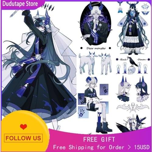 Special Oil Pet Decorative Adhesive Sticker Nameless Monster Character