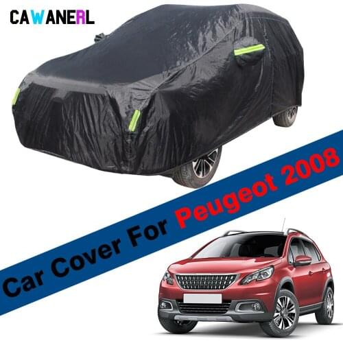 Outdoor Car Cover Waterproof SUV Anti-UV Sun Shade Rain Snow Dust Ice Protection Cover For Peugeot 2008