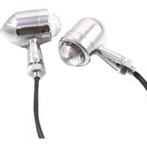 Universal Motorcycle 10mm Turn Signals Indicator Light Amber Lamp For Harley Touring Honda Yamaha Kawasaki Suzuki